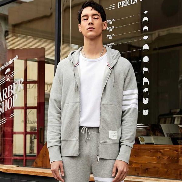 

2023 t genuine fashion brand bonzero spring and autumn clothes pure cotton hooded sweater hoodies men women couple costume casual coat, Black;brown