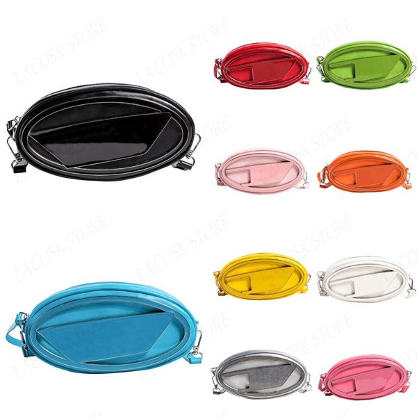 

luxury women shoulder bags fashion handbags purses patent leather evening clutch bag diesels letter small tote