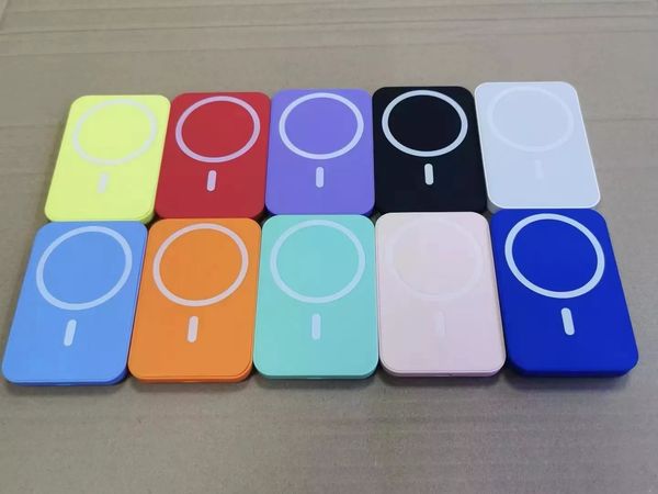 Portable Mini Magsafe Power bank 5000mAh Macaron Colors Magnetic Wireless Charger for iphone 17 pro max 16 15 14 13 12 samsung galaxy android phone