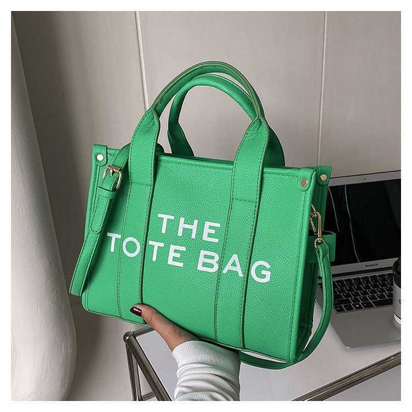 

handbag women's new large-capacity letter one-shoulder messenger bag the tote bag leisure tote bag