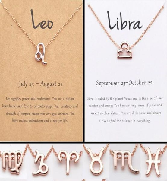 

rose gold constellation necklace zodiac sign horoscope pendant astrology birthday whitebrown gift message card for women7532730, Silver