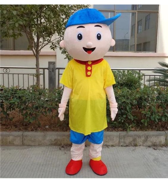 

halloween boy mascot costume cartoon plush anime theme character size christmas carnival birthday party fancy outfit, Red;yellow