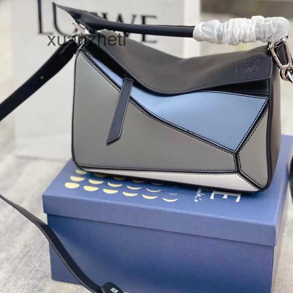 

classic loewcbag puzzles designer leather bag 2023 bags patchwork fashion handbags handheld 24cm soft women's single shoulder crossbody