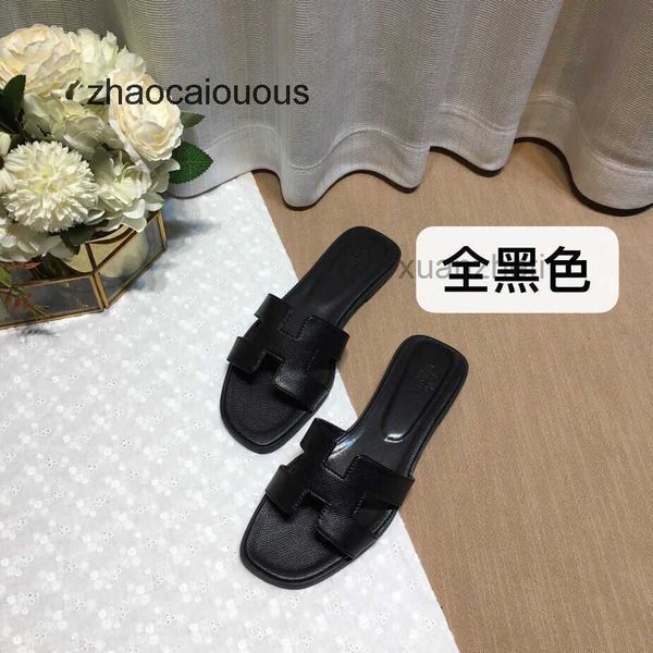 

slippers h bear women's slipper versatile color oran designer summer shoes sandal matching leatone line for tourism wear flat bottomed