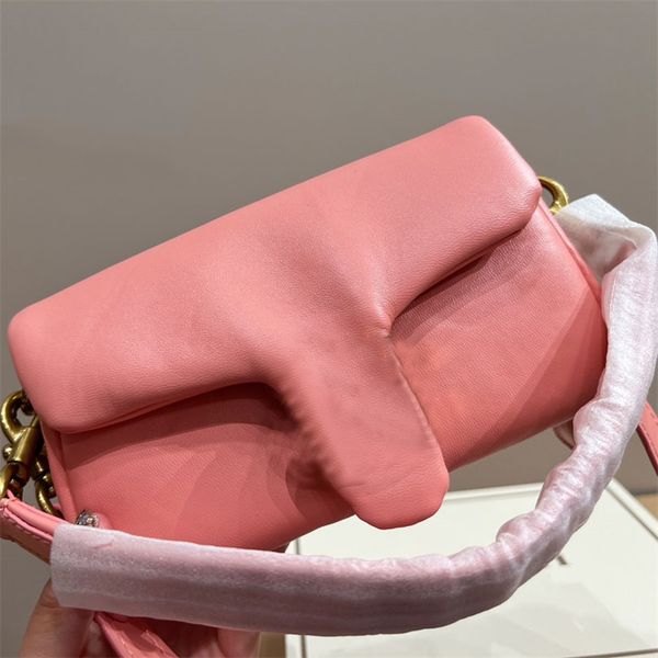 

fashion trendy designer tabby pillow shoulder bags balck pink leather pursrs crossbody wonwen flap bacchus shopping cloud bag 26 cross body