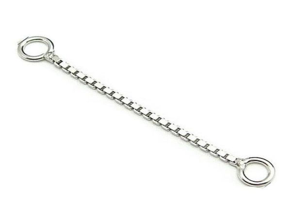 

20pcslot 925 sterling silver earring chains connectors findings components for diy craft jewelry 08x30mm wp24086068445240049