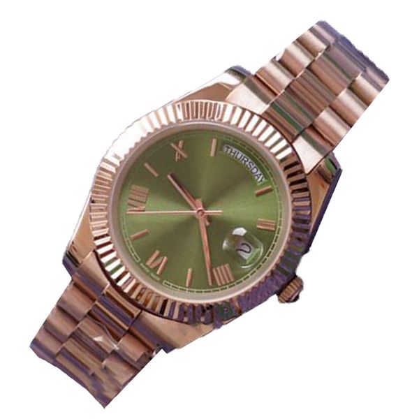 

mens watches mechanical automatic watch couple watchs with 41mm stainless steel waterproof chronograph 8205 movement luminous sapphire chris, Slivery;brown