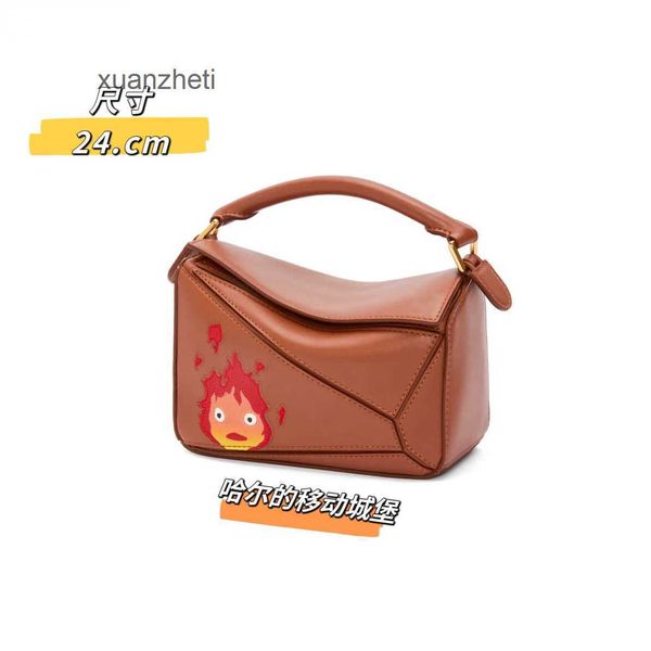 

2023 fashion designer bag classic loewsbag bags puzzles handbags mobile castle splice diamond checker cowhide large capacity commuter ascb