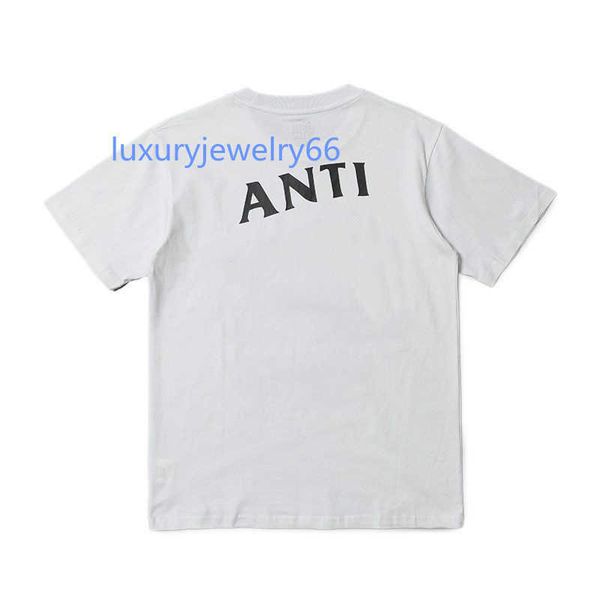 

men's tracksuits men's t-shirts men's t shirts fashion assc anti social club cross print t-shirt casual couple short1, Gray