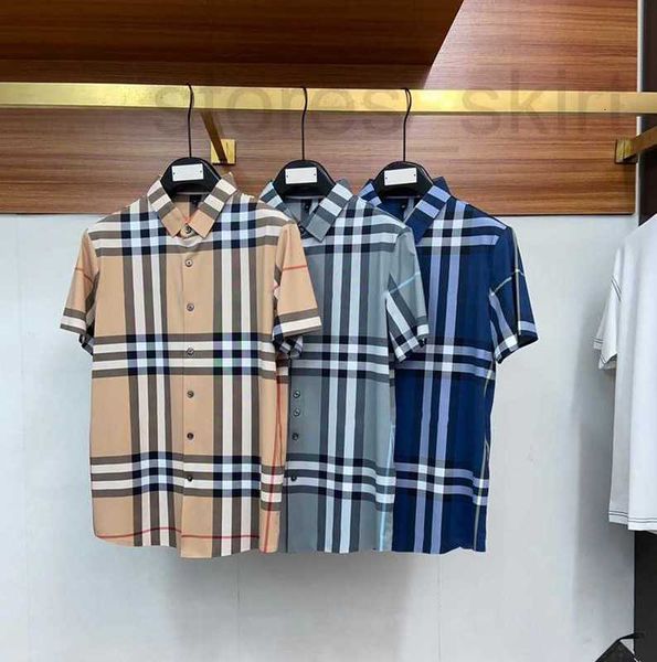 

men's polos designer 2023 summer clothing luxury polo shirt casual fashion plaid embroidery t-shirt high street d44k, White;black