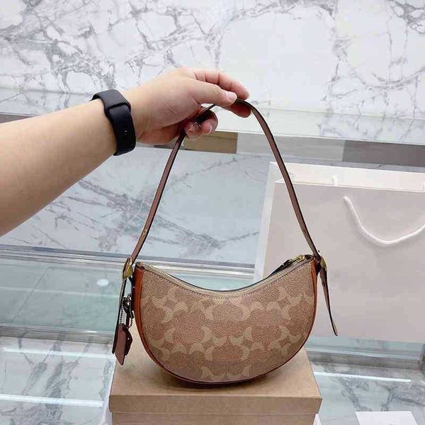 

sell coabag c letter designer bag half moon underarm shoulder bags women luxurys handbag vintage tote bag leather totes cross body purses 22