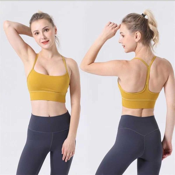 

lulu bra yoga align women's vest flow short yoga exercise quick-drying breathable vest gym support training outdoor running underwear