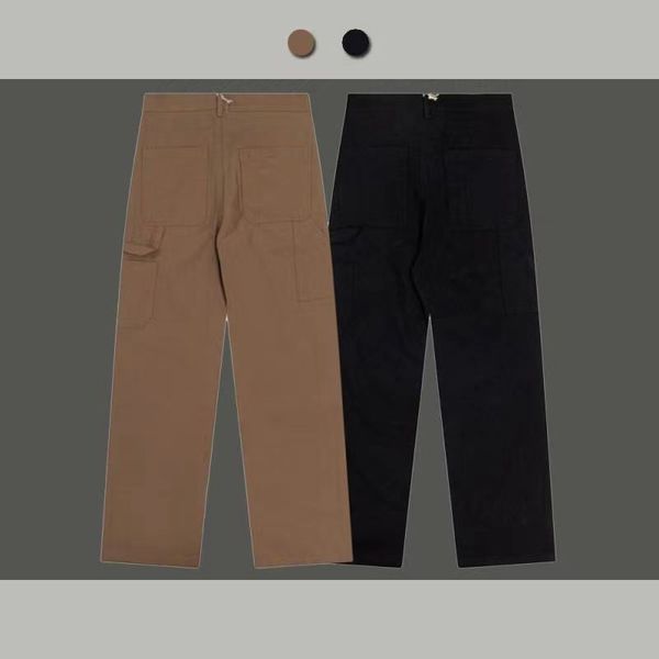 

mens pant casual cargo pants summer breathable fashion trousers with pockets nylon pants work practical wear-resistant, Black