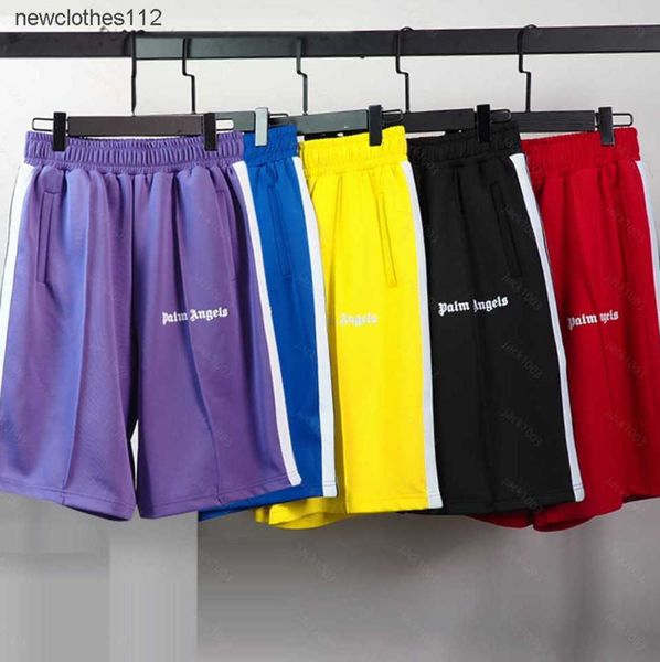 

palms angels shorts 23ss letters pa beach mens and womens fashion casual couple short56768, White;black