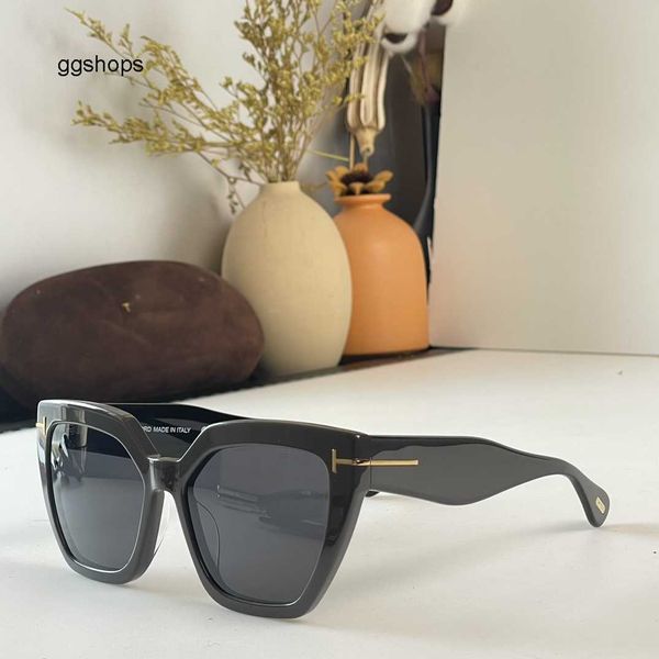 

sunglasses fashion cat eye vintage rose tourism gold mirror mens womans sunglasses multi-color metal reflective flat lens tom-fords style, Black