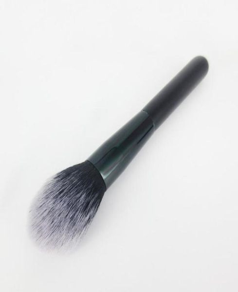 

single blush brush flame cosmetic brush with wood handle black foundation powder brush 50 pcslot dhl6402869