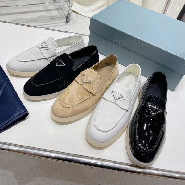 

loafers women men dress shoes designer womens suede leather loafers sabots slip on caual shoe flats black white ecru mules comfy flat heel m