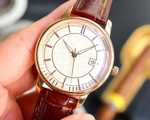

the most advanced version of the advanced automatic watch, using the original 9015 movement, 28,800 vibrations per hour, italian cowhide for, Slivery;brown
