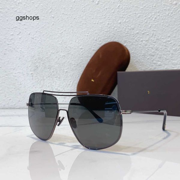 

box tom-fords brand designer sunglasses metal sunglass men glasses women sun glasses uv400 lens with dropshipping, White;black