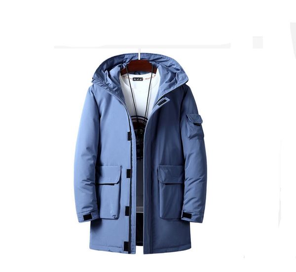 

men's and women's down jacket white duck down work clothes thickened youth fashion s leisure winter men's women's warm j, Black