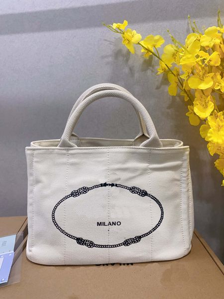 

2023 new ladies canvas shopping bag tote bag women's bag new embroidered shoulder bags 6892