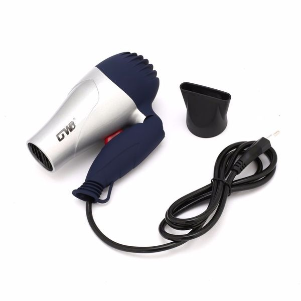 

hair dryers 1500w mini size foldable hair blower eu plug traveller household electric hair dryer collecting nozzle low noise dryer brush 230
