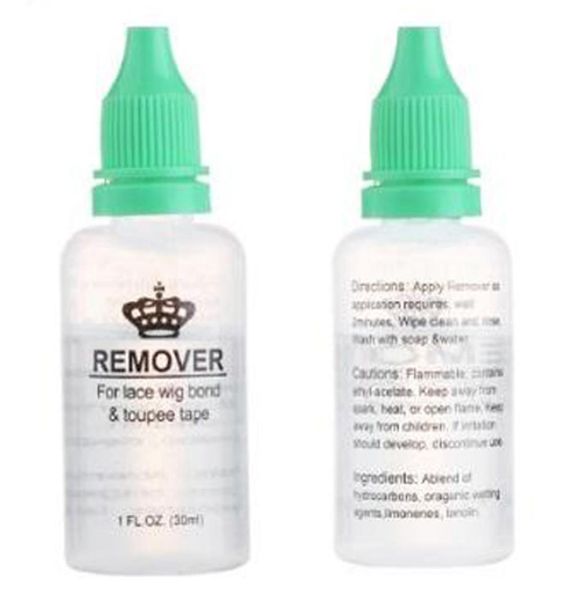 

adhesives remover for lace wig bond toupee tape extension weaves glue remover for lace frontal wig remover 8bottleslot s4483452, Black;brown