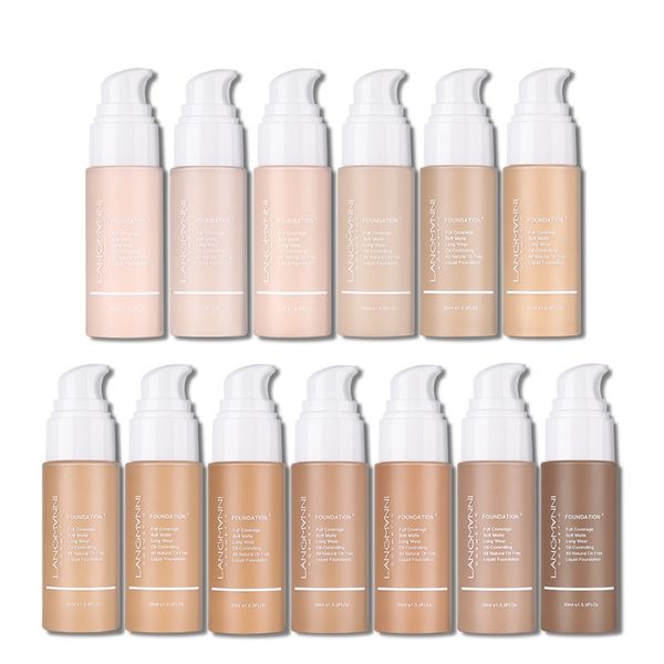 

foundation make up base cream facial conclear powder oil control long lasting brighten daily makeup