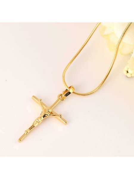 

men's accessories fashionable jesus cross pendant necklace, Silver