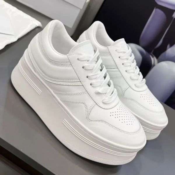 

designer shoe women casual monolith black leather shoes increase platform sneakers cloudbust classic patent matte loafers trainers size3 sbz