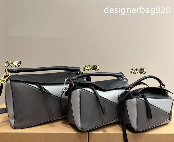 

square patchwork handbags cross body designer handbag women zipper handbag underarm bag genuine leather one-shoulder flap bag