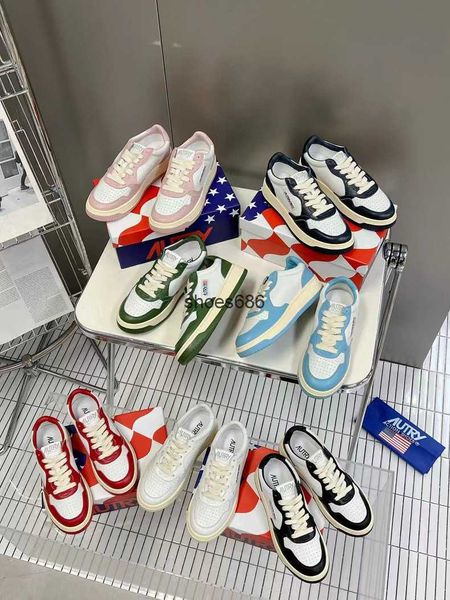 

autry small white shoes leather versatile thick soled lace up soft board shoes sports casual women's shoes korean shoes, Black
