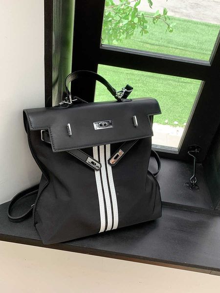 

outdoor bags 2023 new high capacity popular on the net stylish versatile one sling shoulder bag oxford fabric men's and women's ba