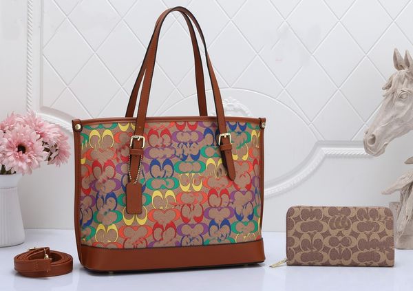 

2pcs/set high qulity luxurys designers bags women bag shoulder bag messenger bags classic style fashion luxury lady totes handbags purse wal