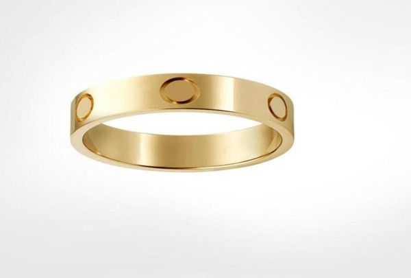 

2022 4mm 5mm titanium steel silver love ring men and women rose gold rings for lovers couplerings for gift ct0015972814