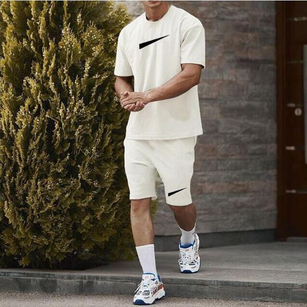 

men's tracksuits t shirt sets luxury designers mens womens tshirts tracksuit jogger sportswear summer sweatershirts sweatpants, Gray