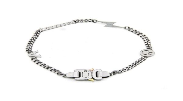 

1017 alyx 9sm lightning alyx hero chain necklace hip hop alyx street accessories pearl necklace 2202288978026, Silver