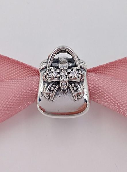 

andy jewel 925 sterling silver beads sparkling handbag charm charms fits european pandora style jewelry bracelets necklace 791536976082, Black