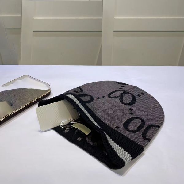 

caps designer knitted hat winter beanie design woolen, Blue;gray