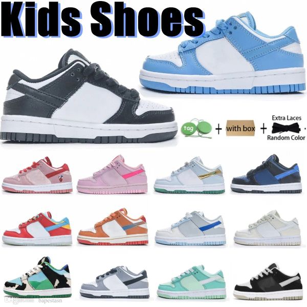 

kids shoes sb low toddlers panda chunky youth sneakers black boys girls unc university blue kid designer shoe childrens triple pink trainers