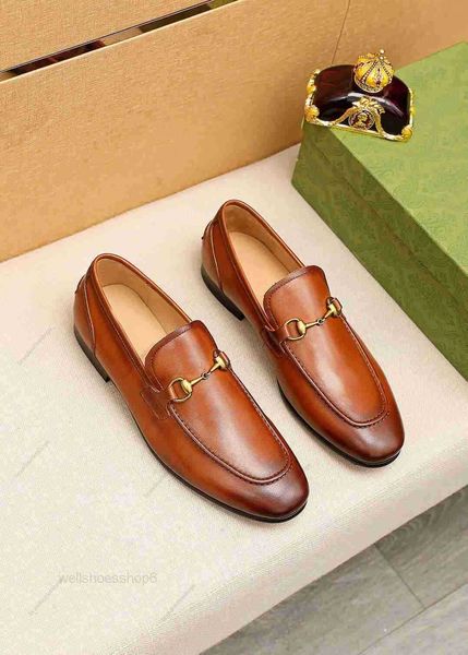 

slip-on oxfords dress shoes flat shoes fashion leather men business office work formal designer party wedding ferragamo mens size 38-45, Black