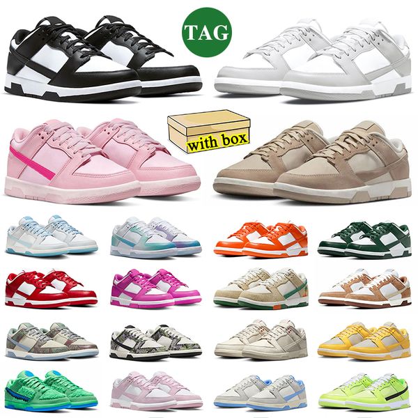 

with box low casual shoes men women sandrift panda pink white black cacao wow plum eclipse sail coast barbie gai mens trainers outdoor sport