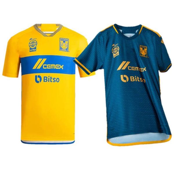 

2023/24 tigres uanl soccer jerseys 2024 gignac nico d. reyes cordova uniform mens pizarro aquino . quinones thauvin home away shirt, Black;yellow