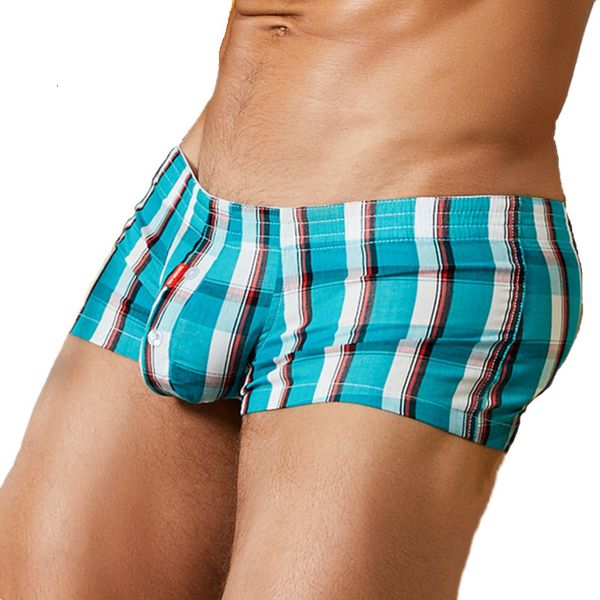 

underpants seobean 100% cotton men's boxers classic plaid boxer shorts mens underwear panties home shorts sleep lounge pajama shorts 23, Black;white