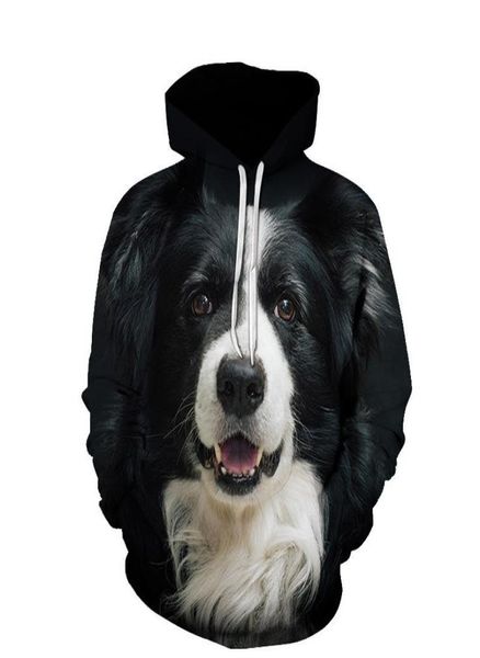 

men039s hoodies sweatshirts 2022personality man39s oversized hoodie3d printed border collie sweatshirt male harajuku autum8351898, Black