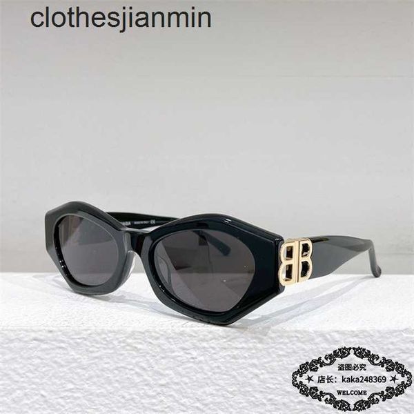 

2023 fashion design sunglasses %80 factory wholesale and retail b family's new plate polygon sunglass men's women's fashion i, White;black
