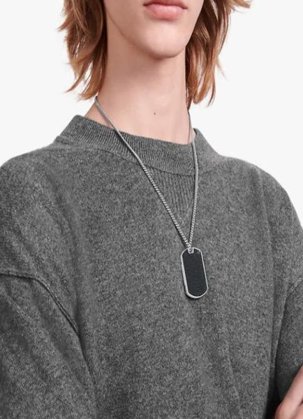 

mens luxury designer necklace for women fashion jewelry stainless steel silver gold personal letter pendant hip hop party chain ne9164969