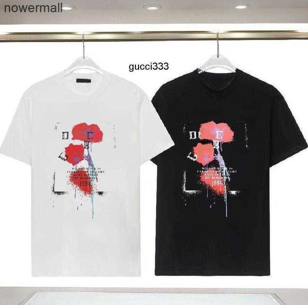 

designer women sleeve shirt d printing dolcly t gabbanaly summer mens g letter fashion dg tshirts short casual pullover tshirt round neck sp, White;black