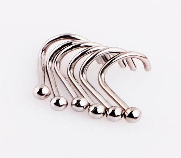 

sprial nose rings stainless steel labret eyebrow stud body jewelry 100pcslot nose piercing5450633, Silver