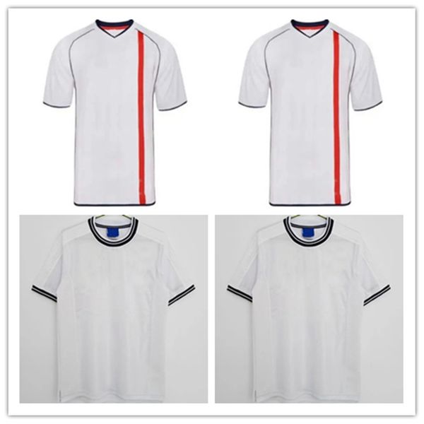 

vintage football jersey 1998, 2000, 2002 shearer beckham englands owen gascoigne vintage classic football jersey men's soccer jersey, Black;yellow